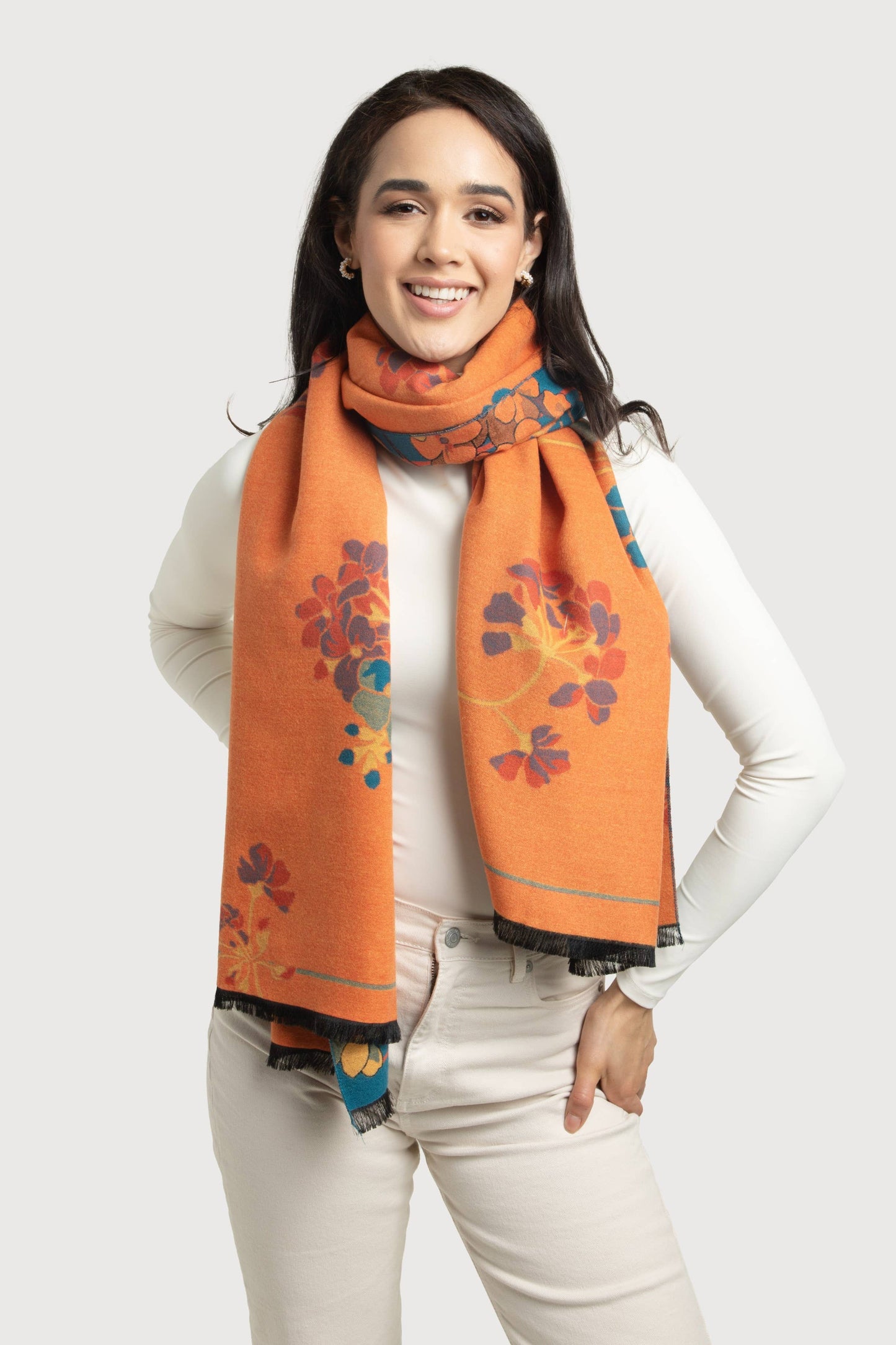 Reverse Garden Scarf