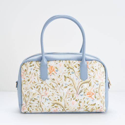 Eloise Large Bowling Purse - Iris Blue