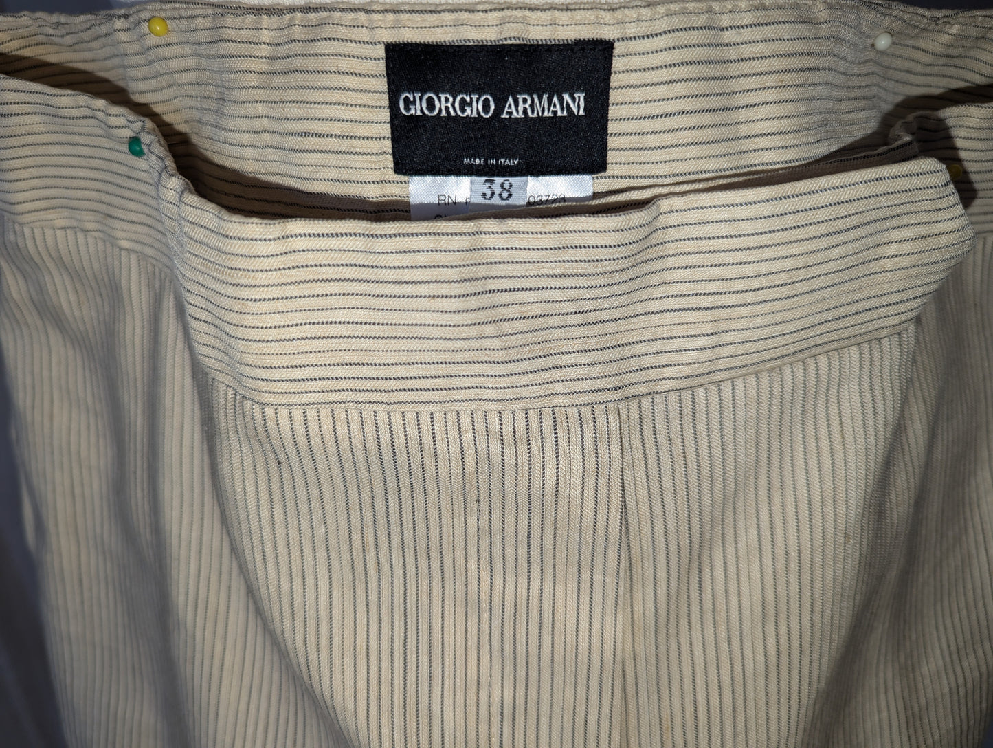 Georgio Armani - Luxury linen trousers