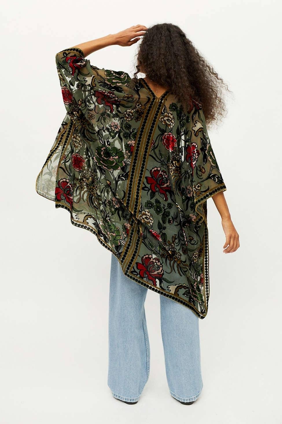 Velvet Muse Burnout Kimono