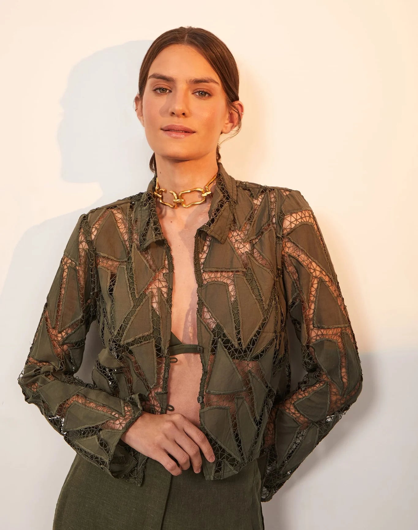 Collen Top & Bree Pants in Evergreen