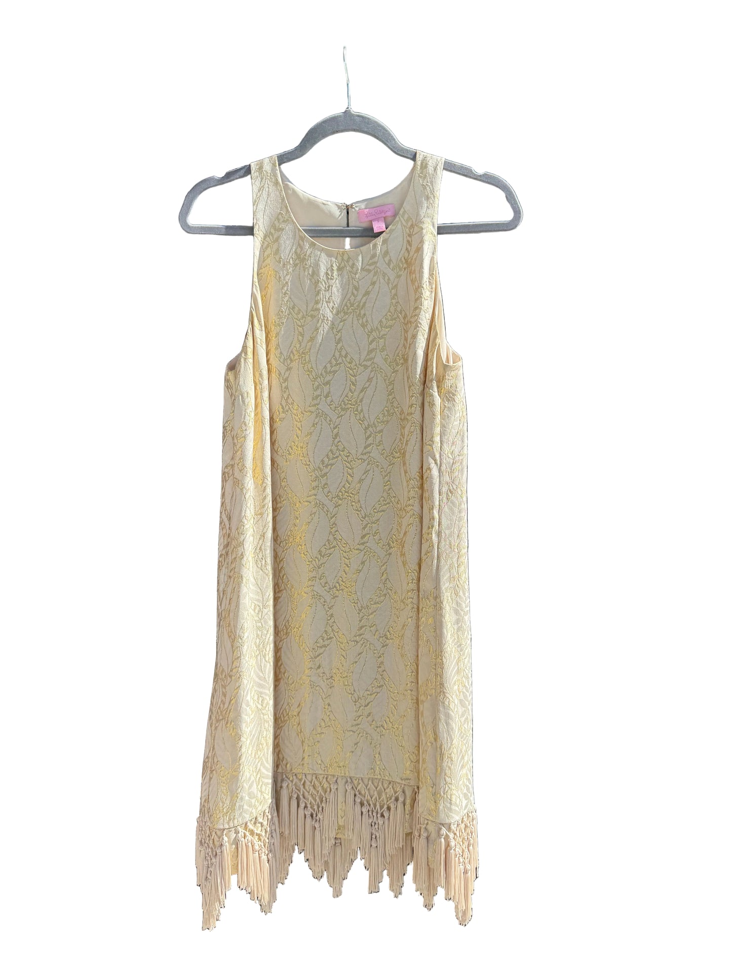 Vintage‑Inspired Lilly Pulitzer Fringe Hem Dress - Luxury Consignment