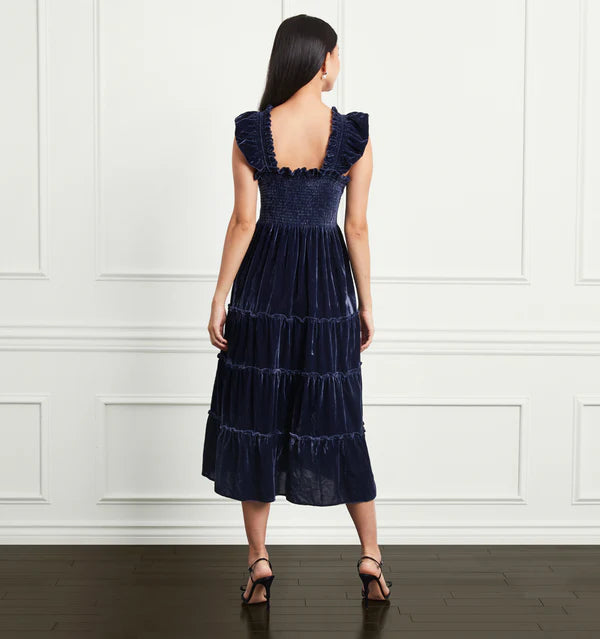 The Ellie Nap Dress / Navy Velvet