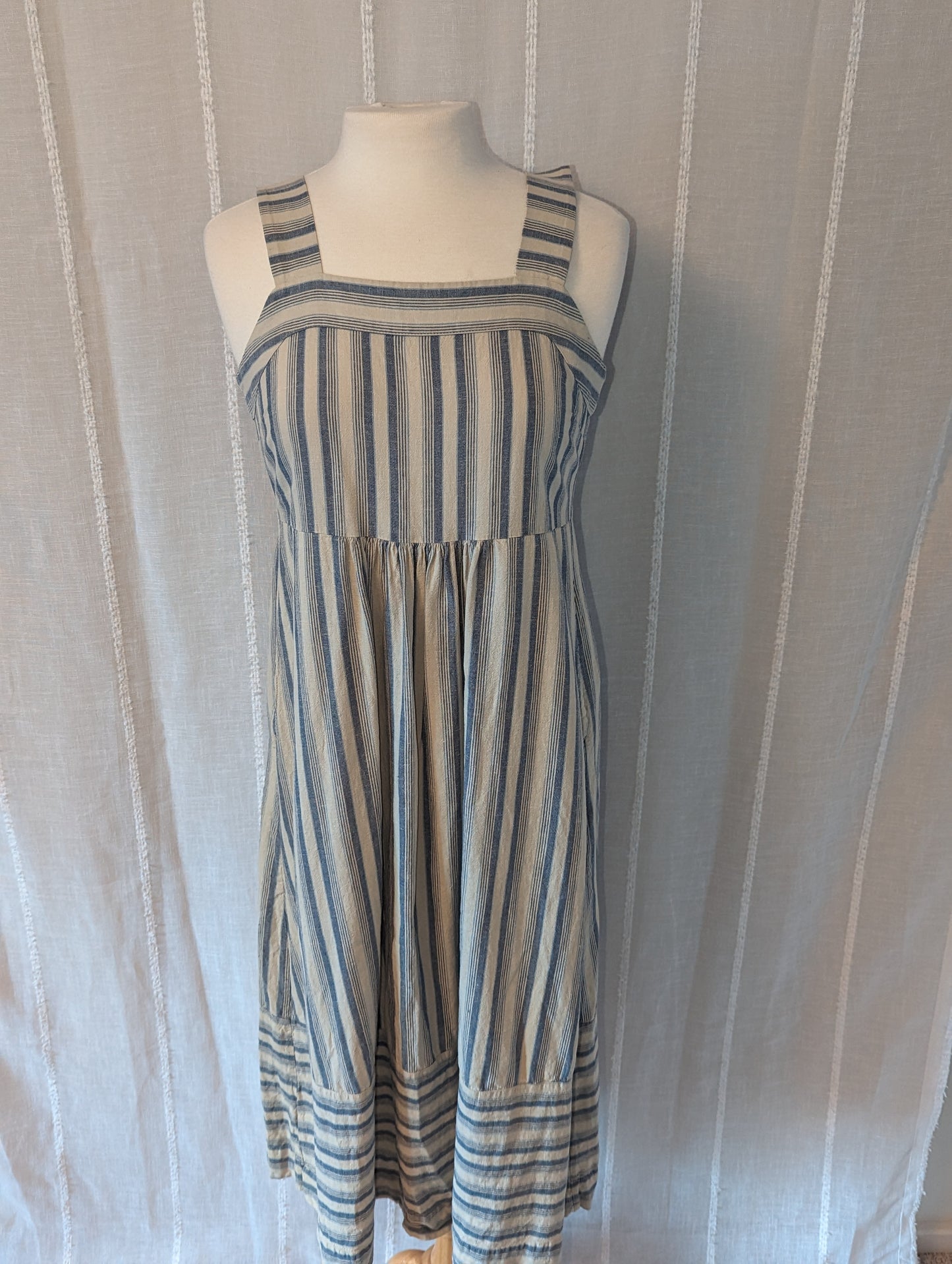 Patagonia Hemp Denim Striped Sundress