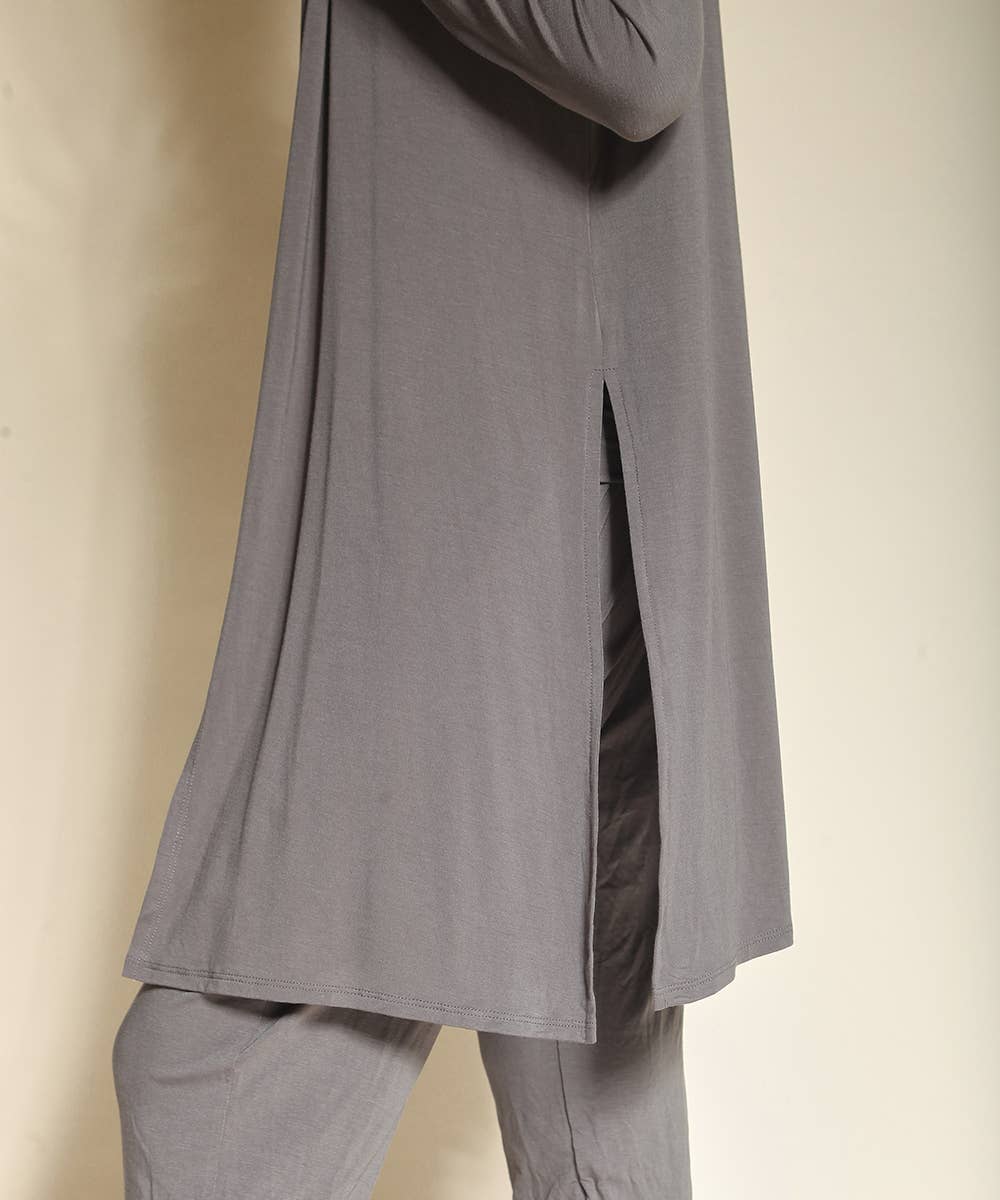 BAMBOO LONG OPEN CARDIGAN