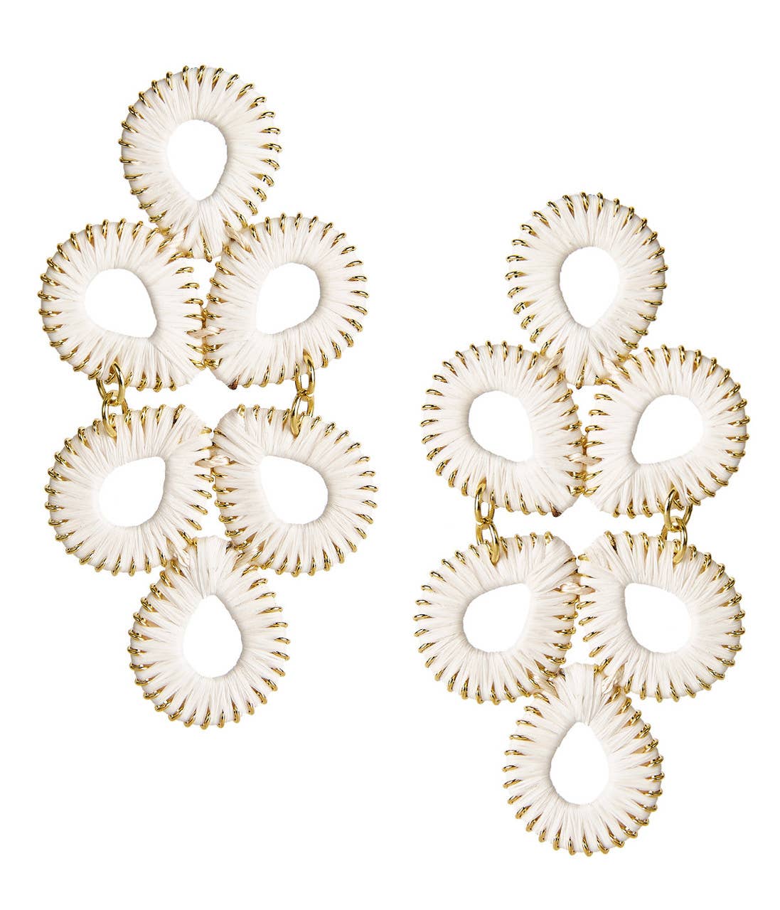 Ginger Straw Earring