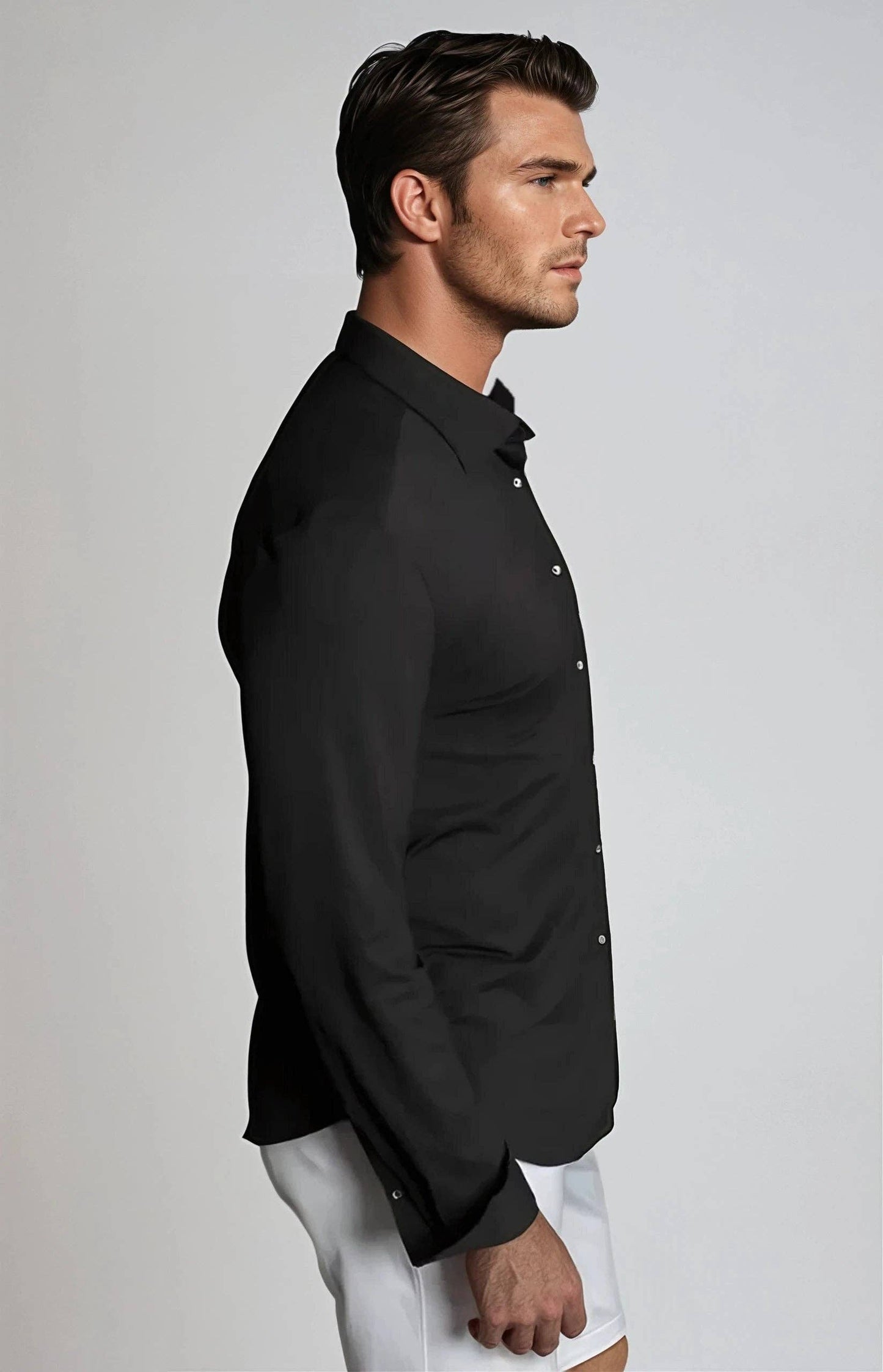 Buki + CINQO 'Single Shot' Long Sleeve Shirt Black