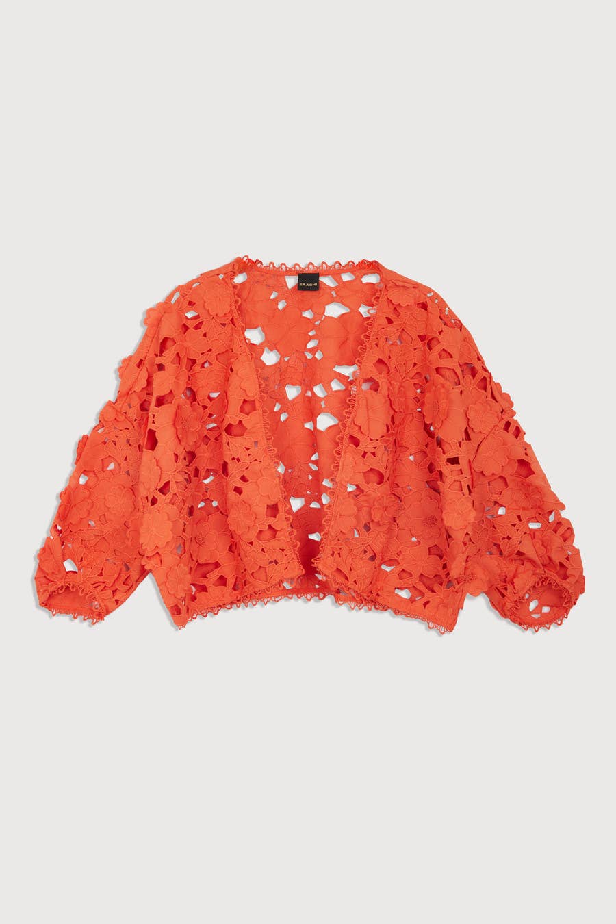 Floral Lace Cut Out Bolero Top