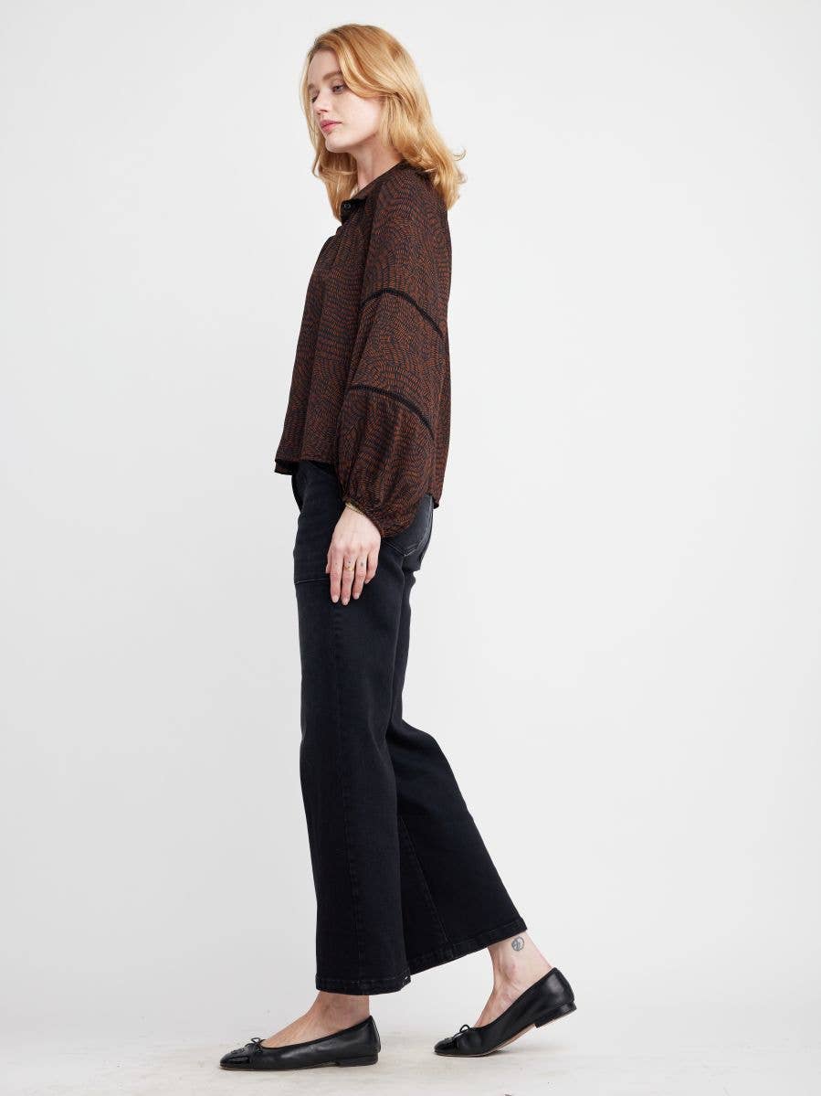 Hadley Ladder Sleeve Blouse
