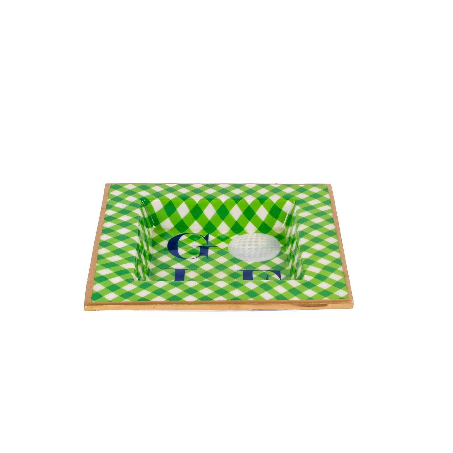 Tee Time Enameled Smidge Tray
