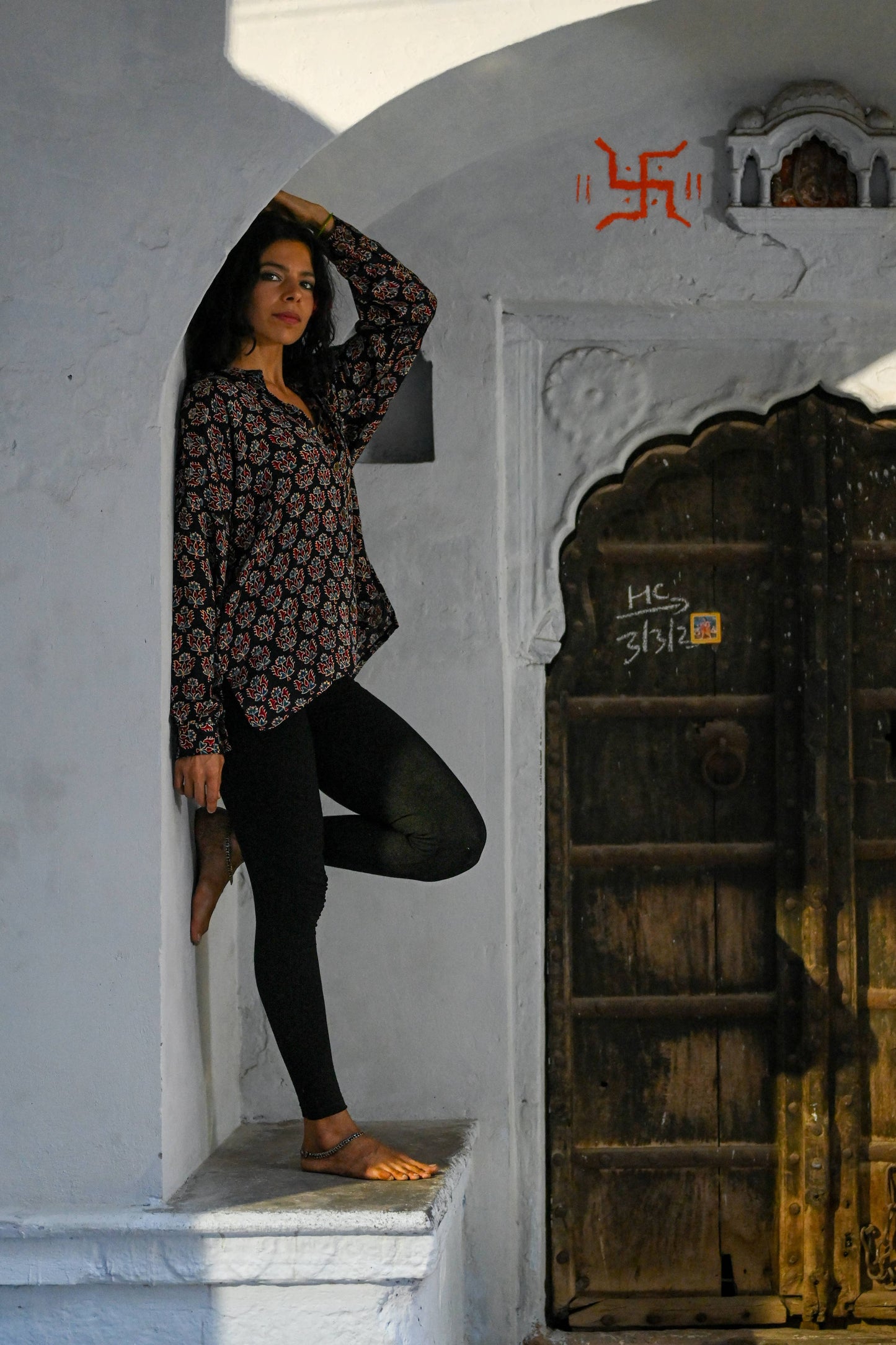 Silk Blouse ~ Black
