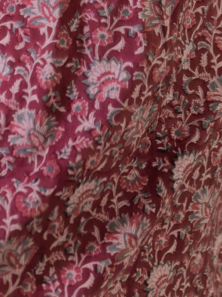Artsy Traveler Plus Size Dress Magenta Vine