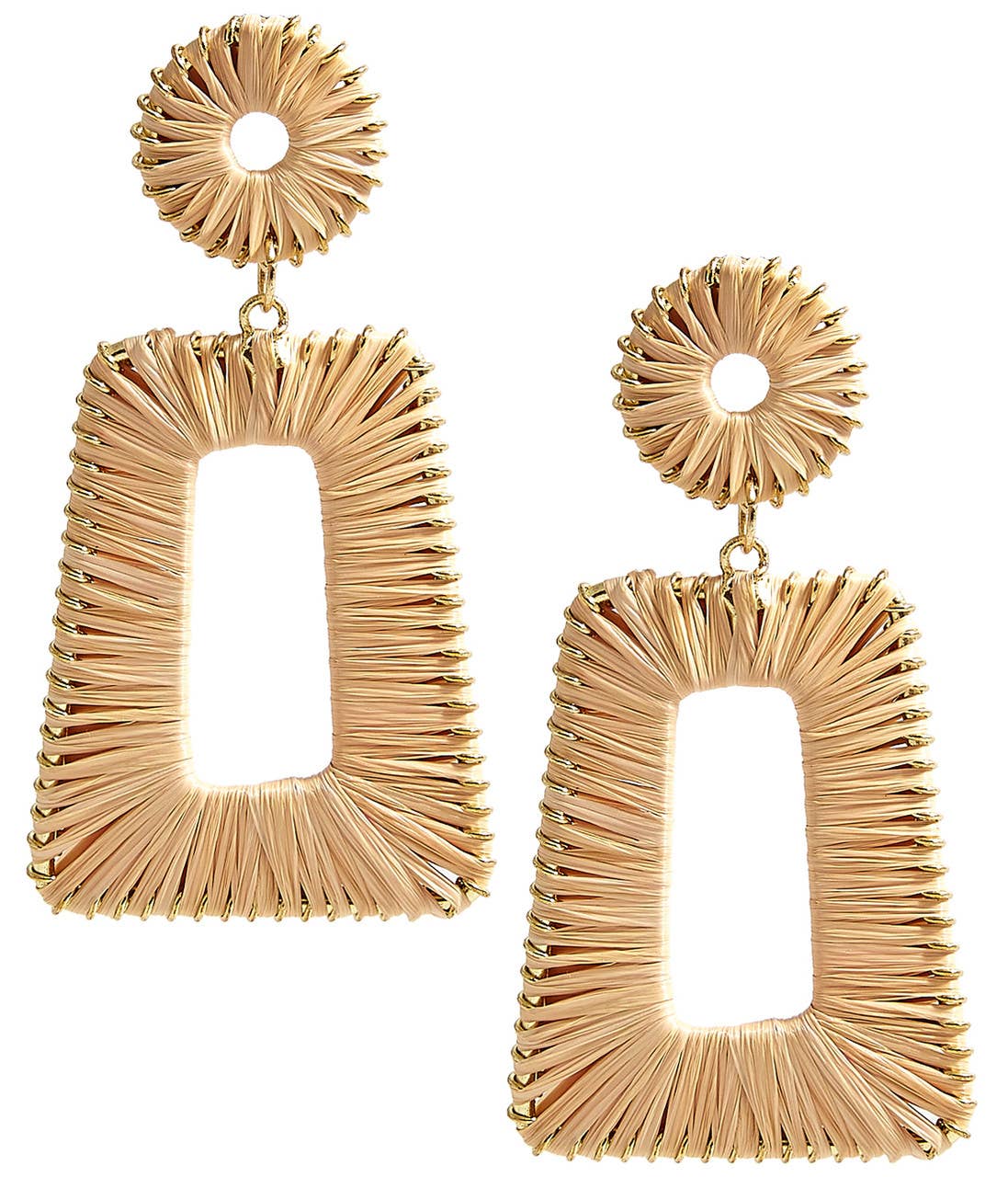Jordan Raffia Earring