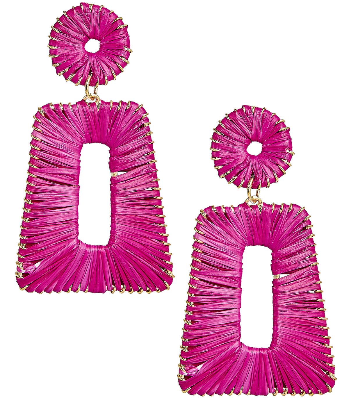 Jordan Raffia Earring