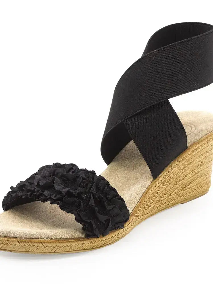 Carolina - Wrap-Up Ankle Espadrille Wedge