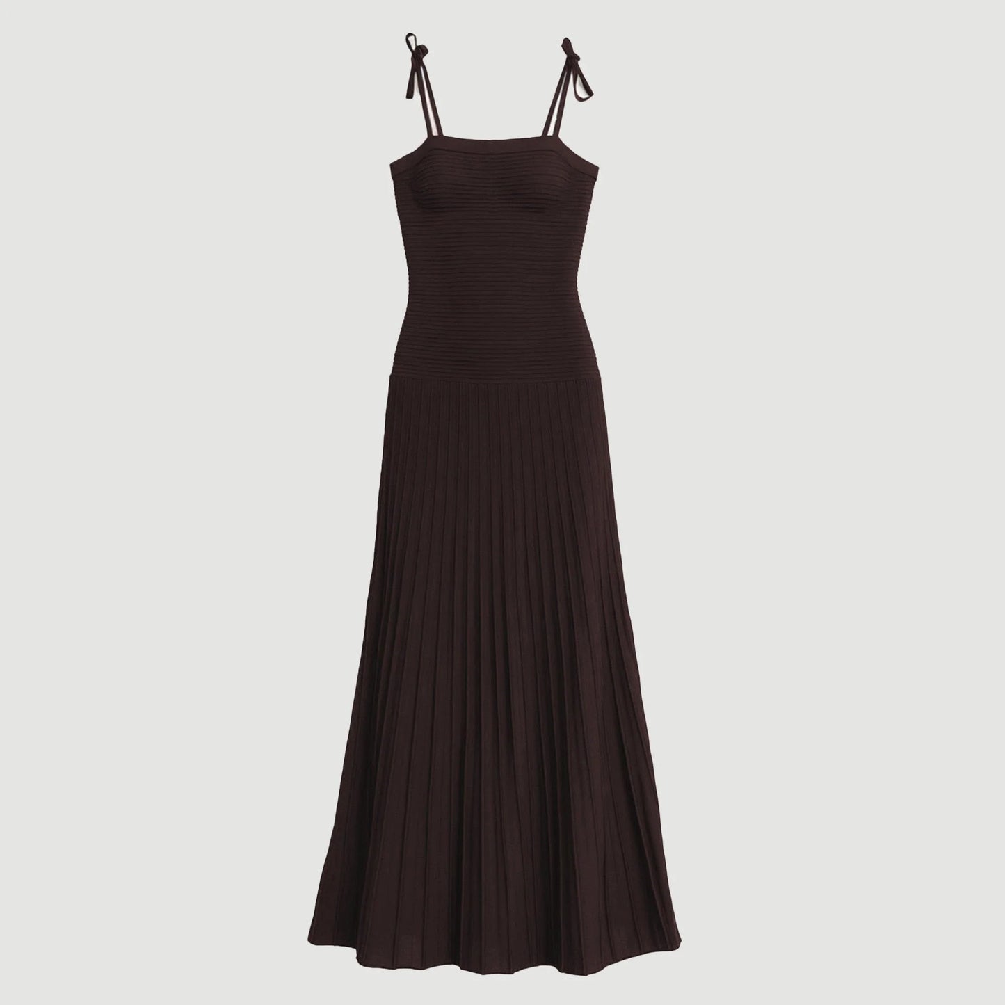 Chan Ottoman-Knit Dres in Deep Merlot