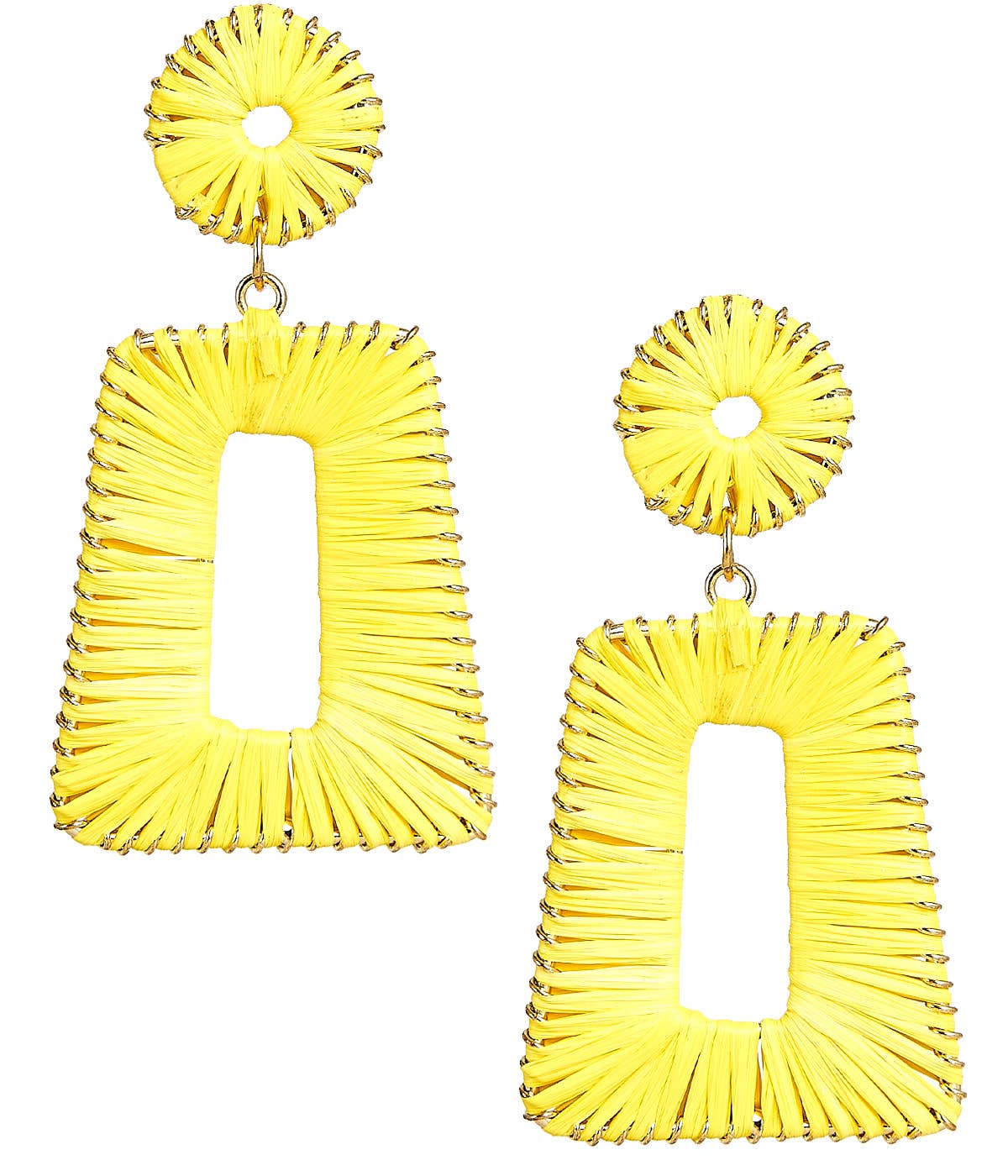 Jordan Raffia Earring