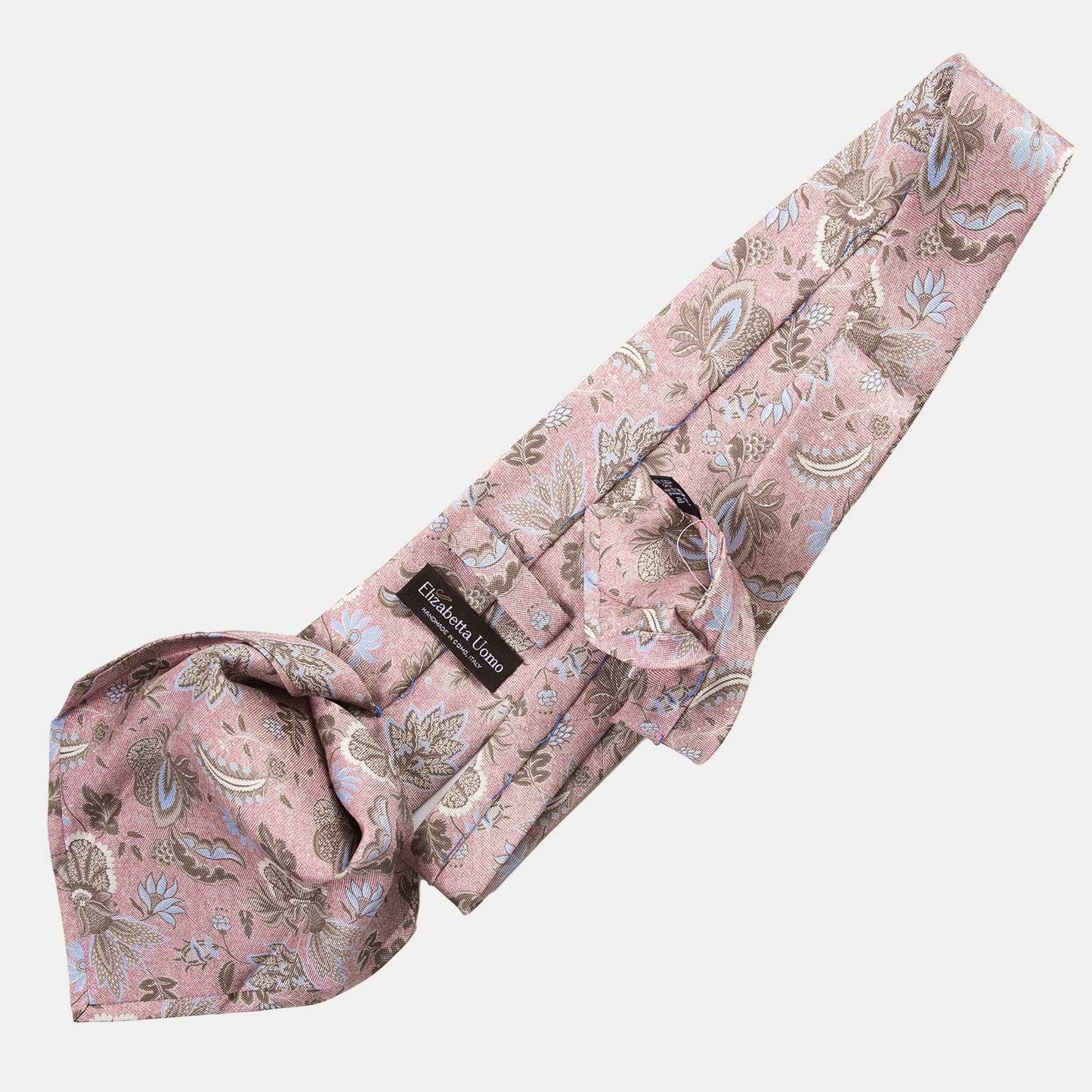 Medici - Printed Silk Tie - Pink XL