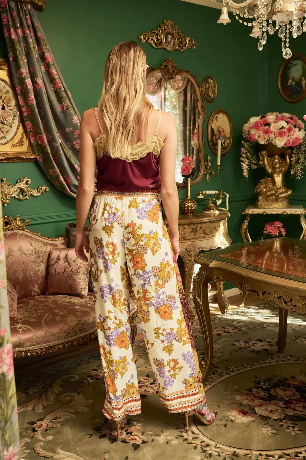 Golden Aurela Pants