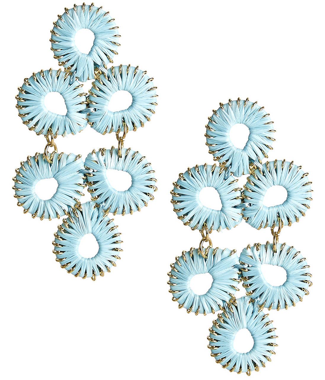 Ginger Straw Earring