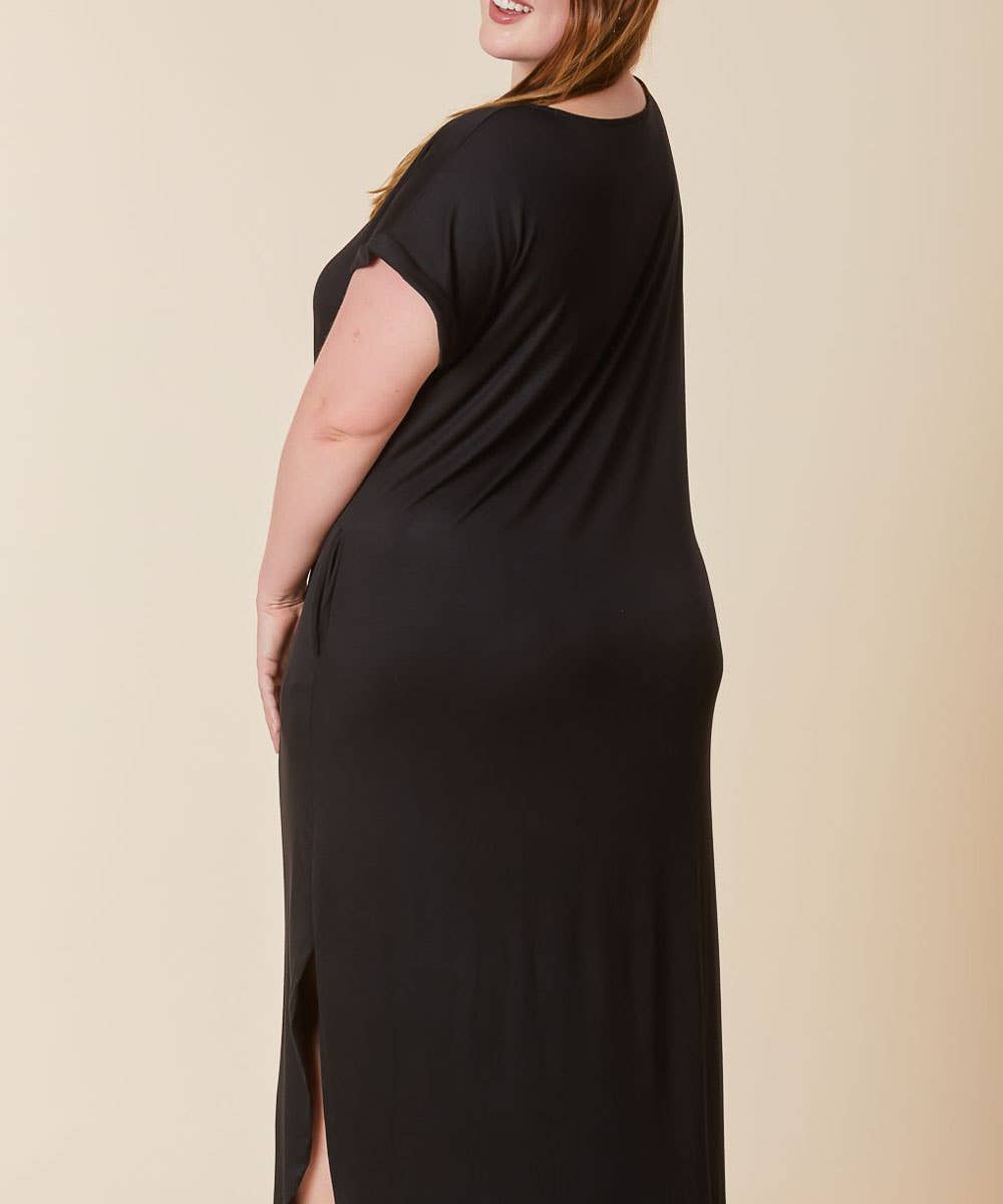 BAMBOO MAXI DRESS PLUS SIZE