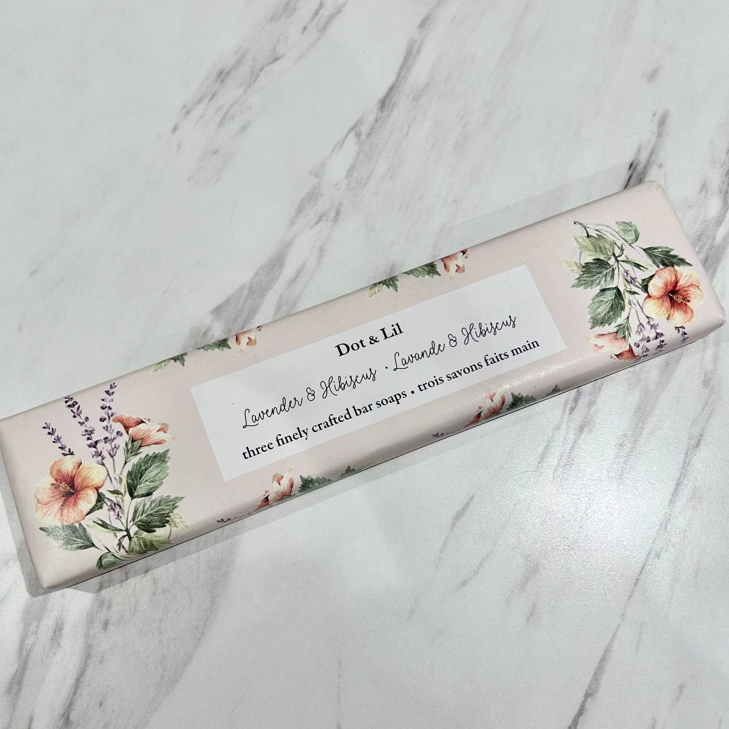 Lavender & Hibiscus Soap Trio Gift Set
