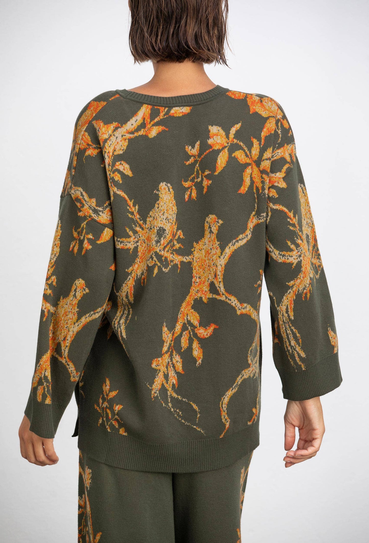 JACQUARD BIRDIE SWEATER