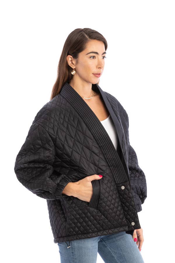 Diamond Quilted Jacket