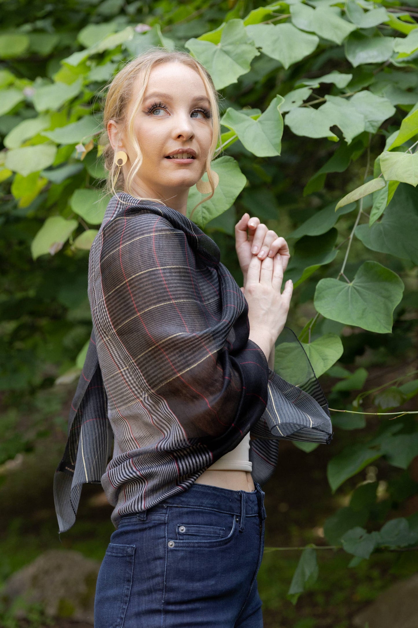 Vora Striped Scarf