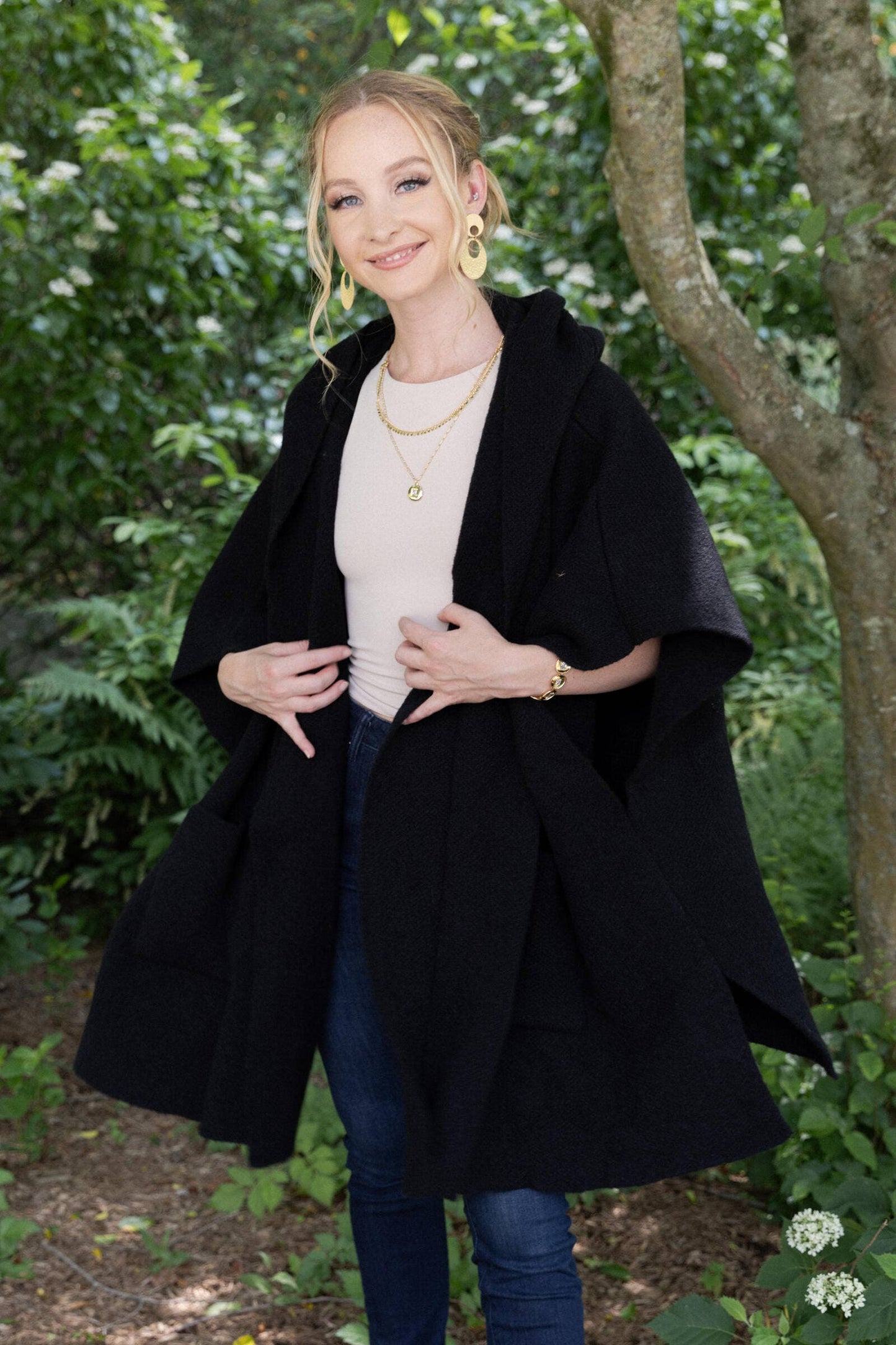 Hooded Oversized Kimono