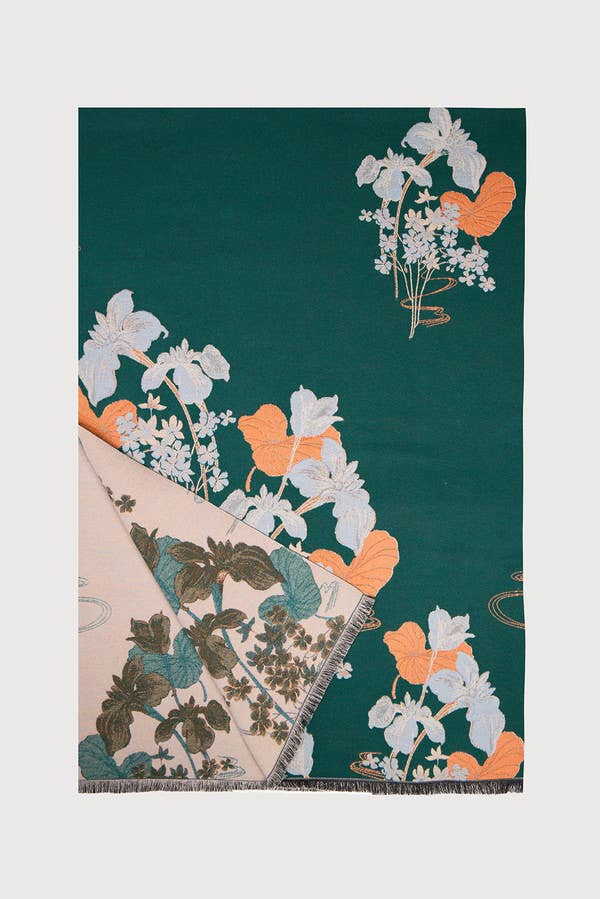 Floral Reversible Scarf