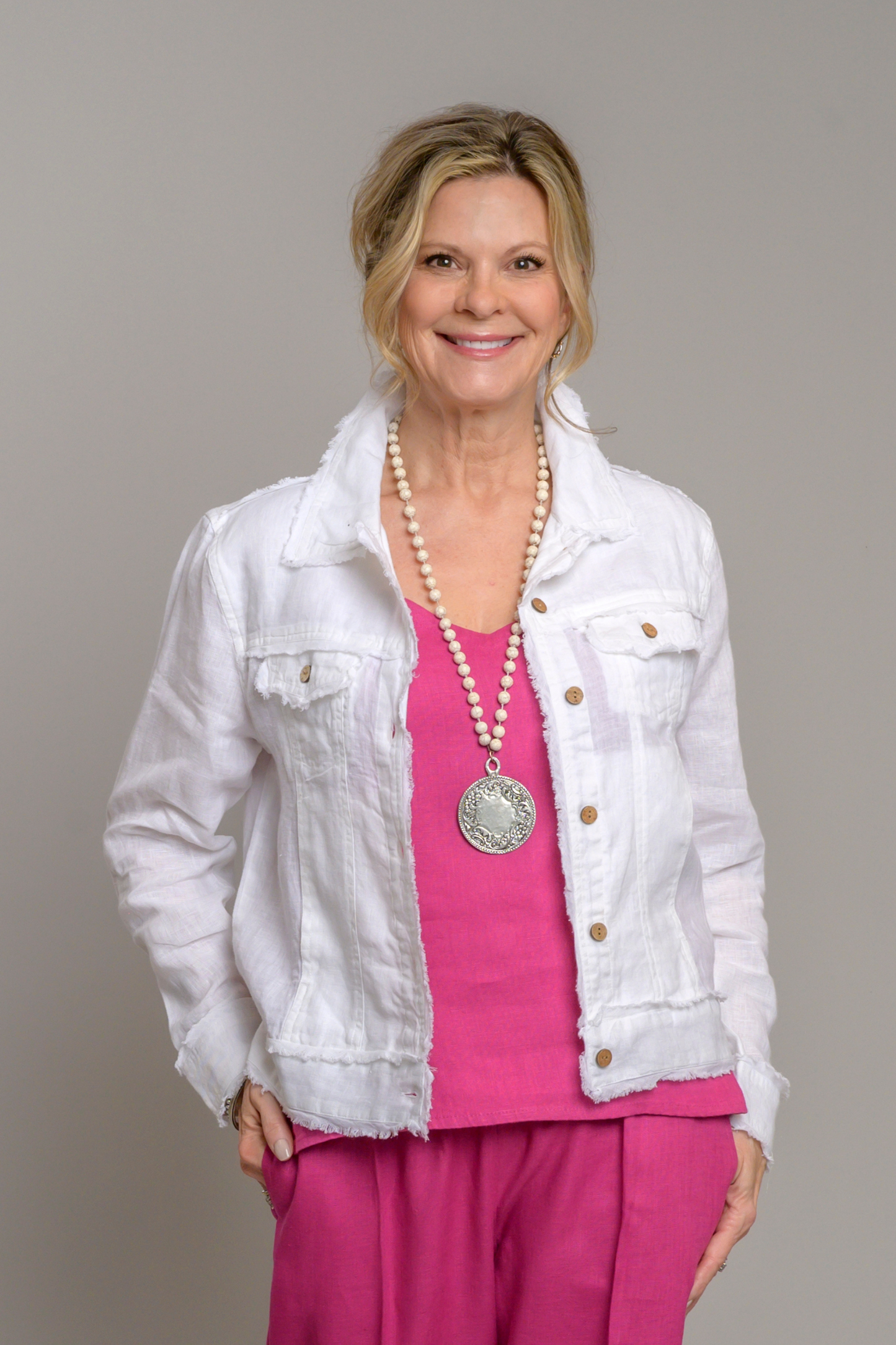 Jessie Linen Jacket - New Color
