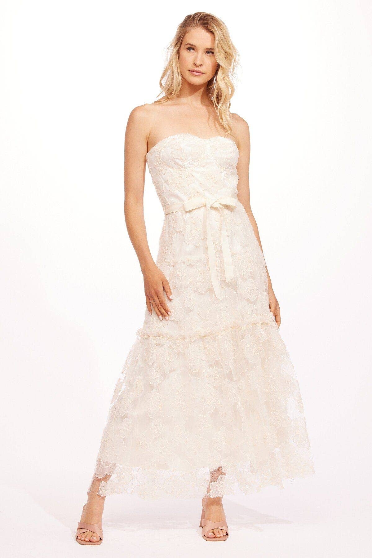 Bertina Dress - Carmel Cream