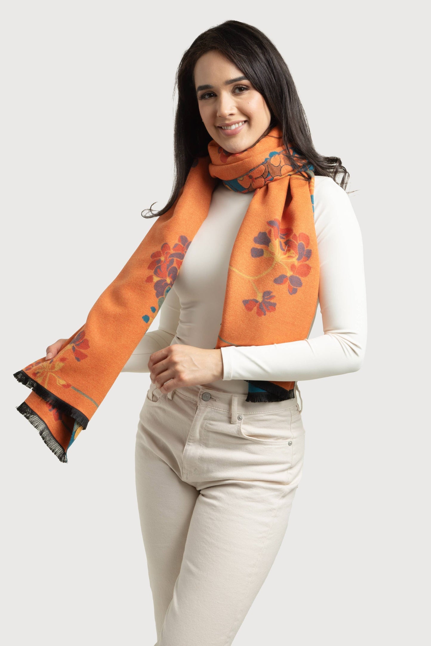 Reverse Garden Scarf