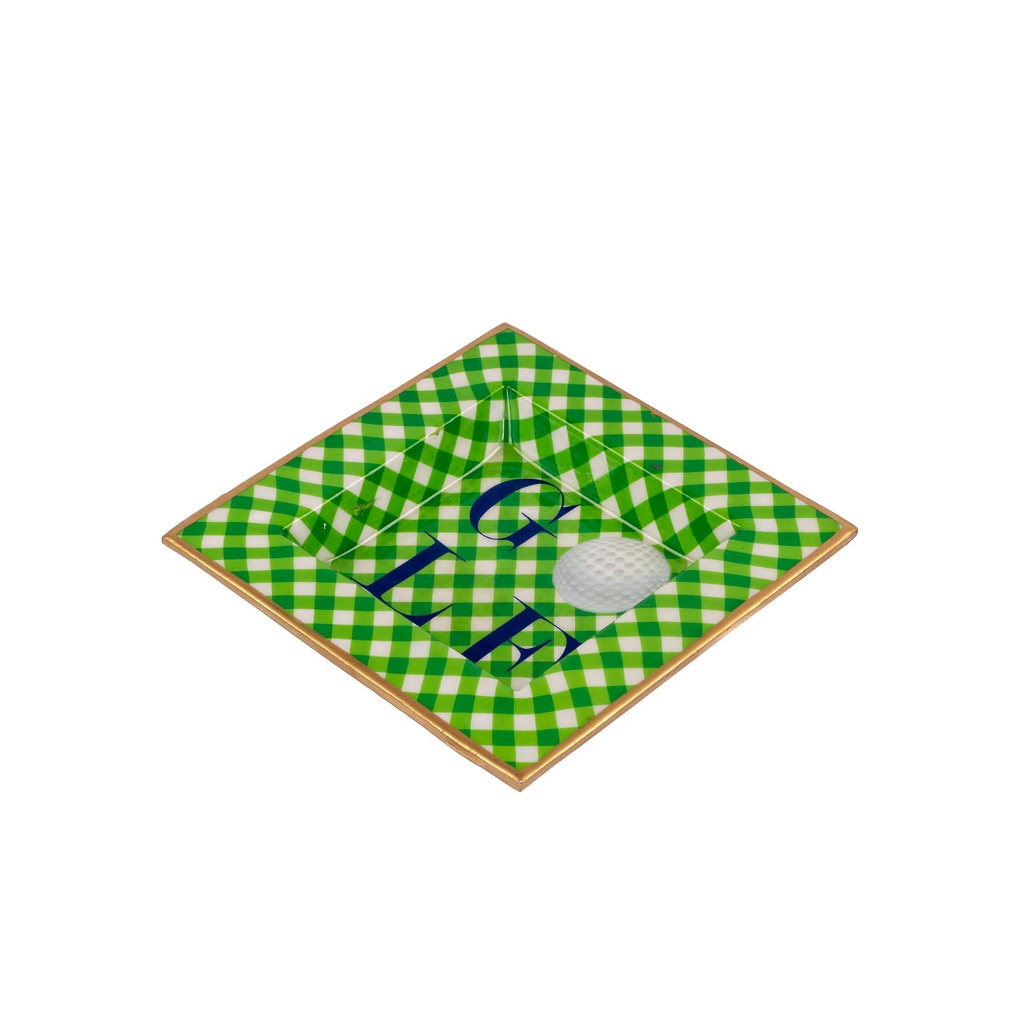 Tee Time Enameled Smidge Tray