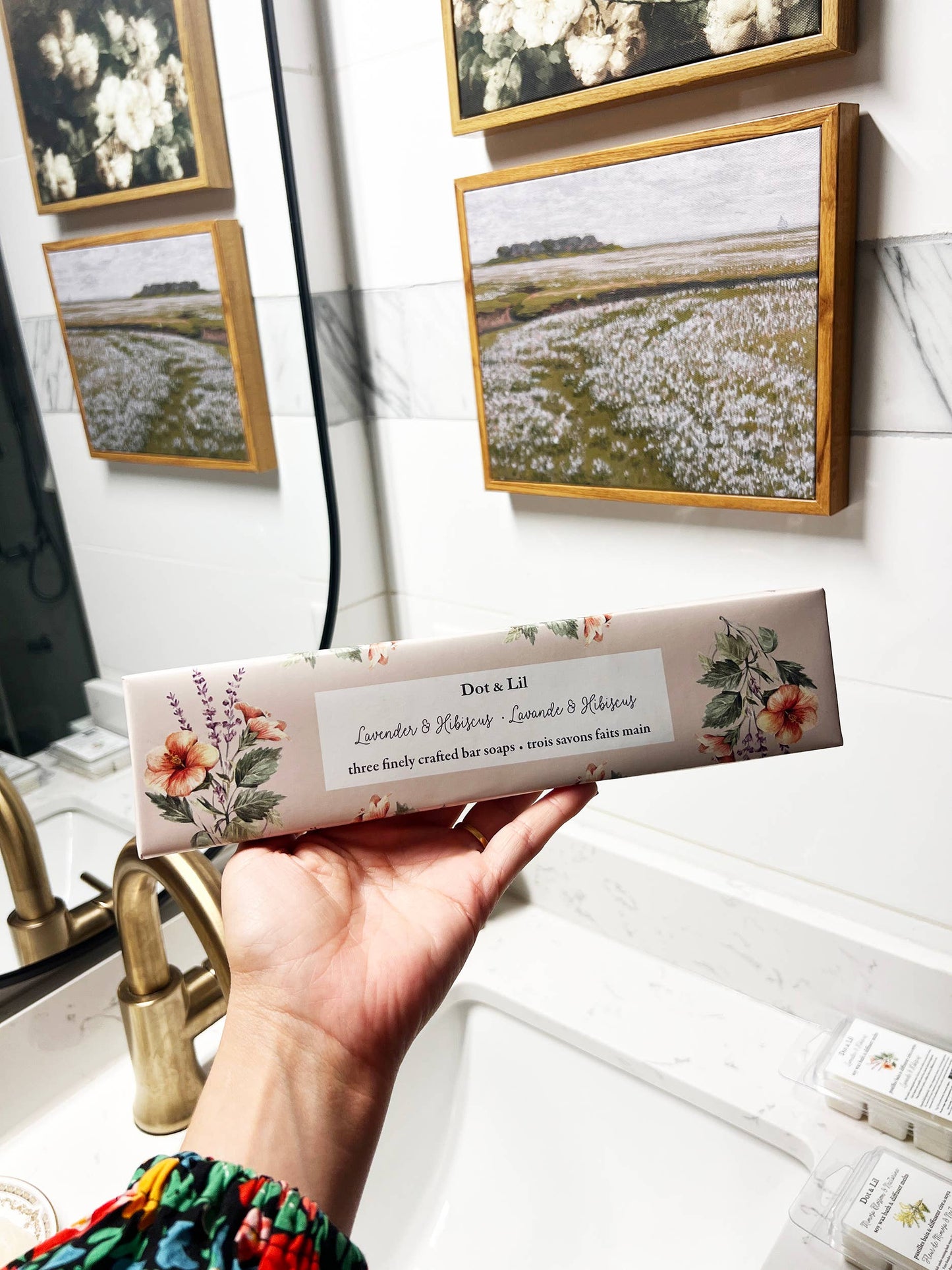 Lavender & Hibiscus Soap Trio Gift Set