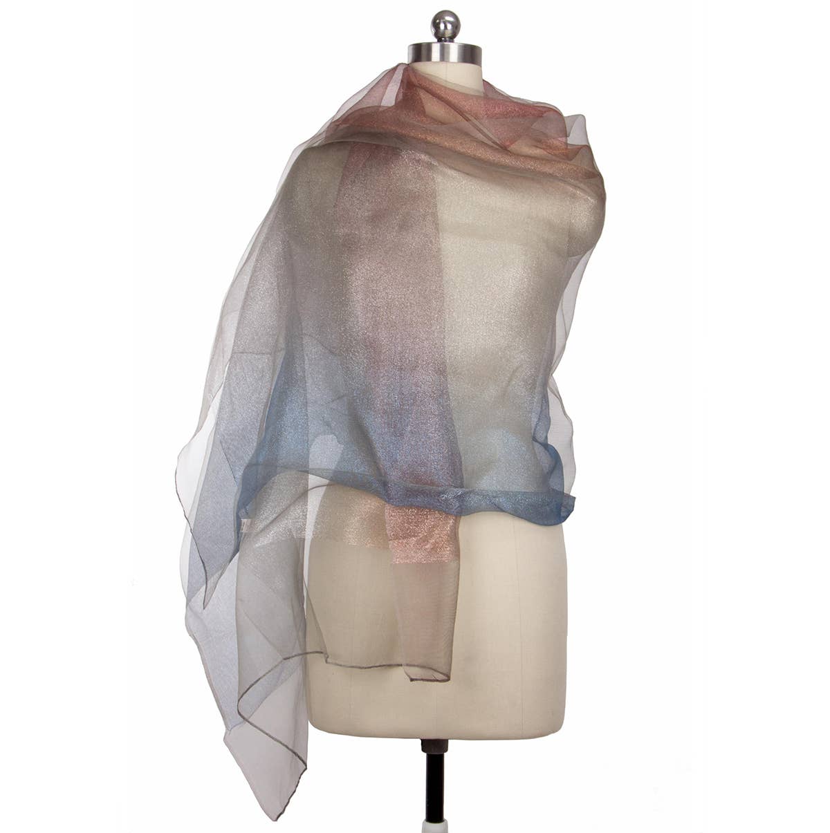 Silk Glitter Ombre Scarf