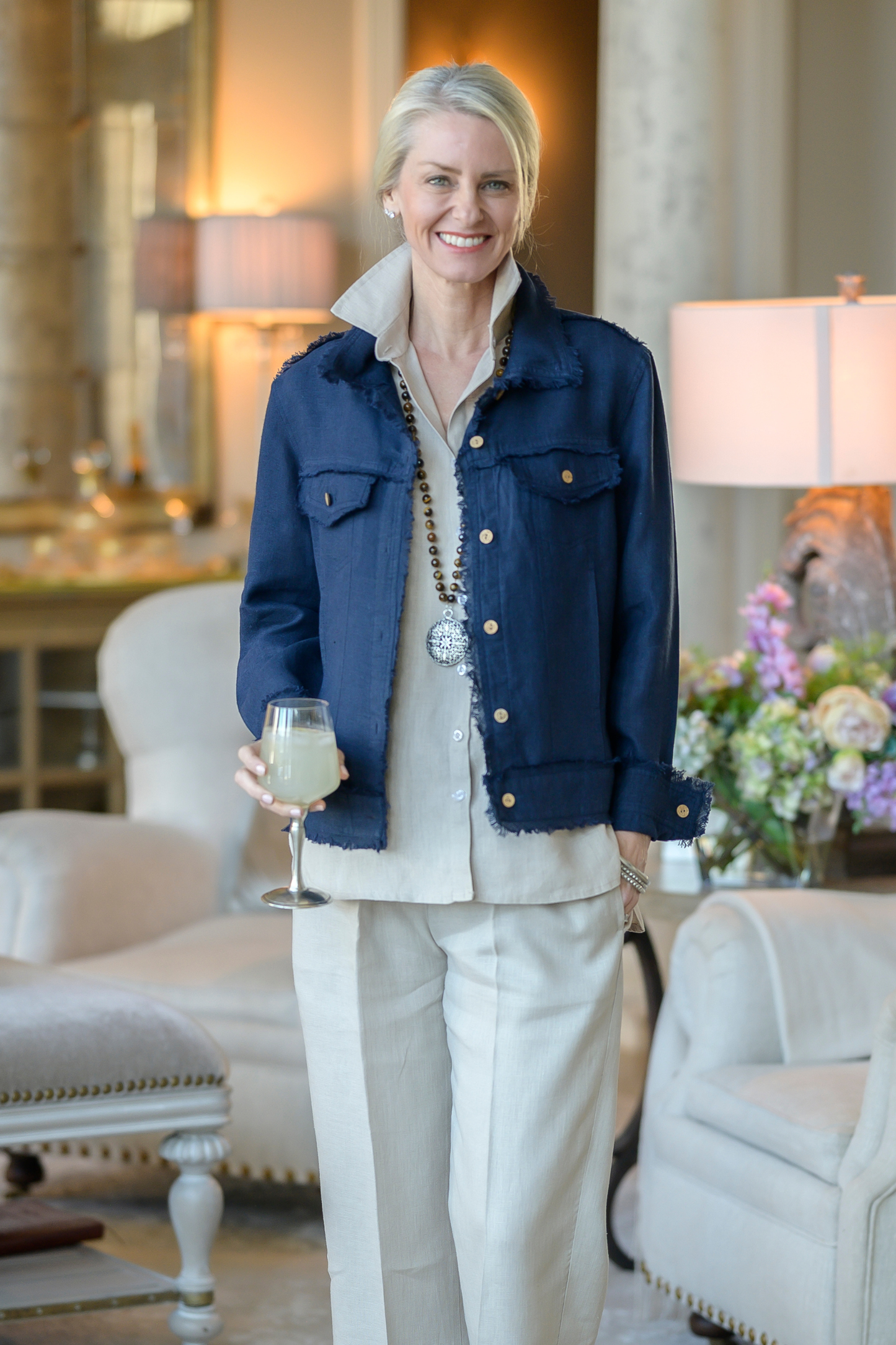 Jessie Linen Jacket