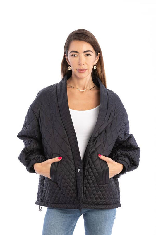 Diamond Quilted Jacket