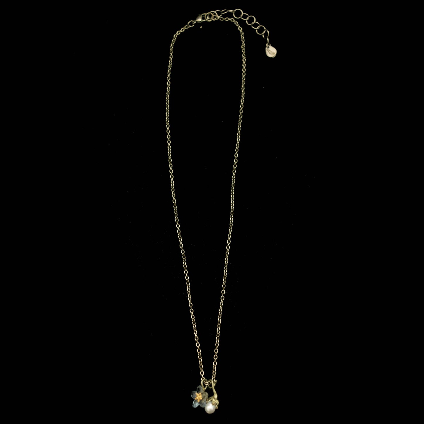Forget Me Not Pendant - 16" Adj.