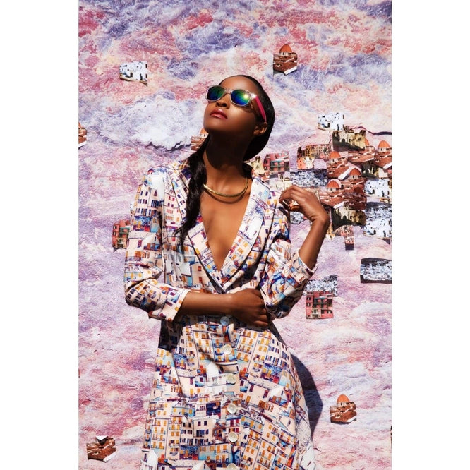 Amalfi Printed Jacket Dress