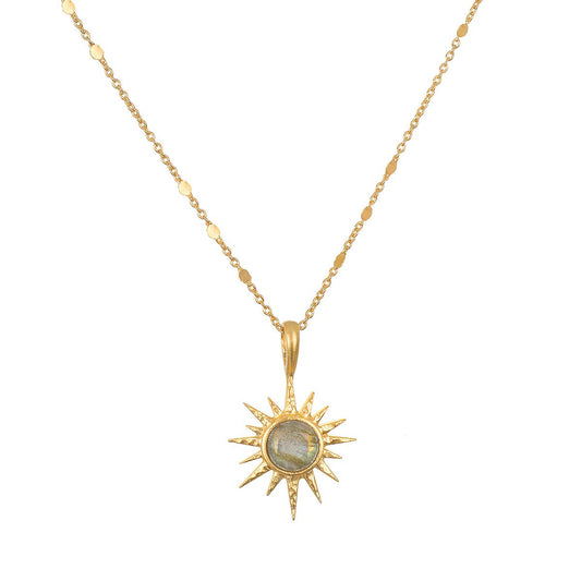 16" Labradorite North Star Necklace
