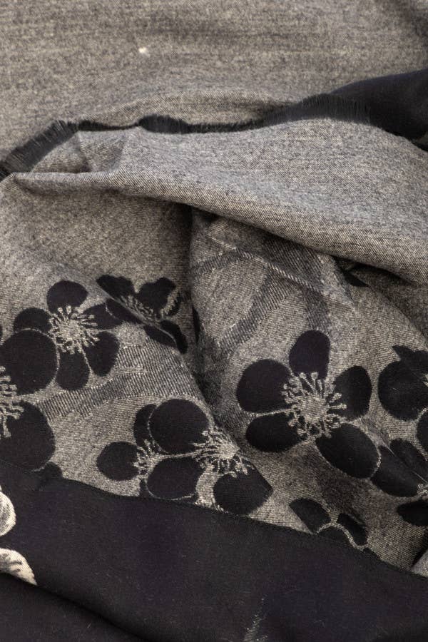 Reverse Garden Printed Viscose Scarf