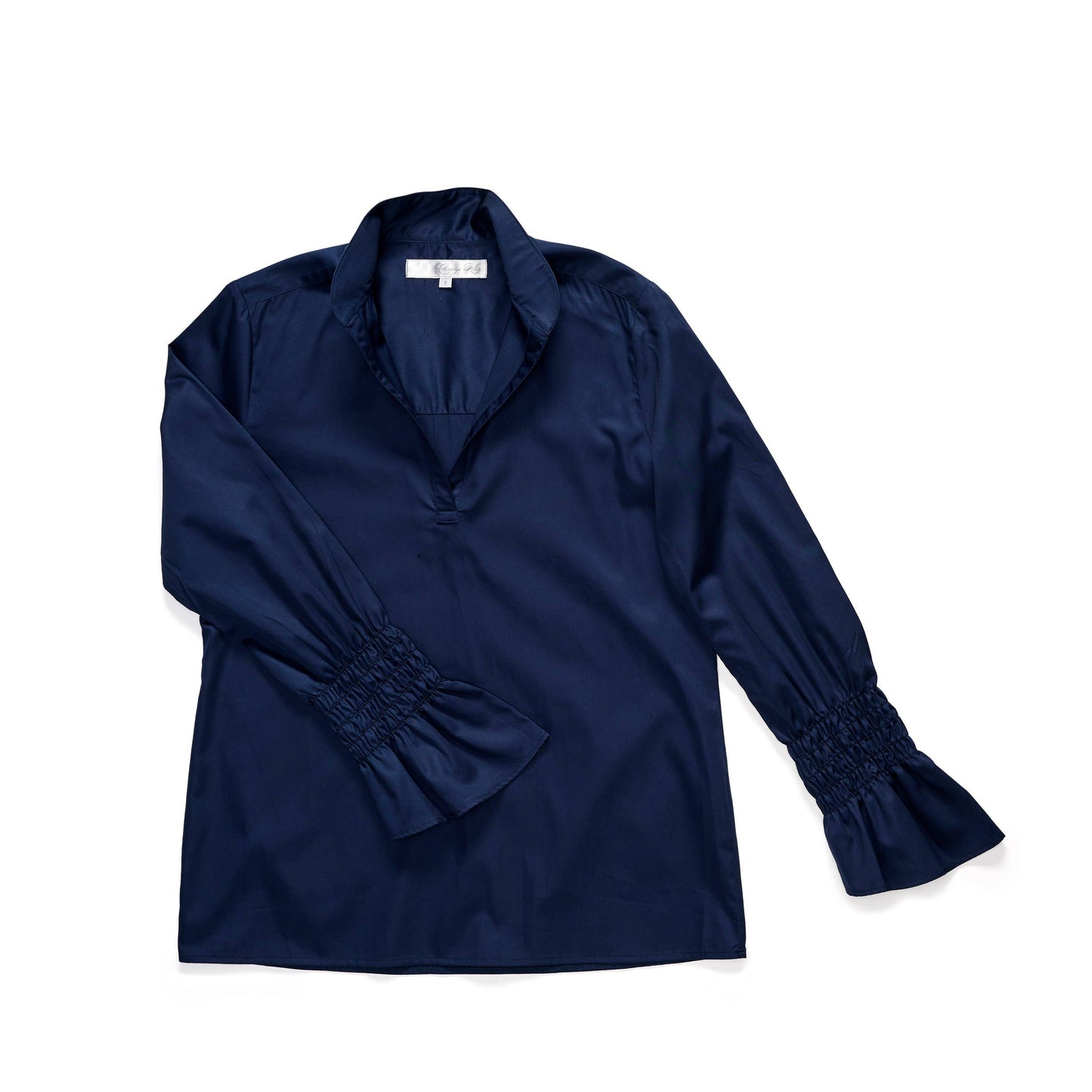 The Smocked Tunic in Deep Dark Blue