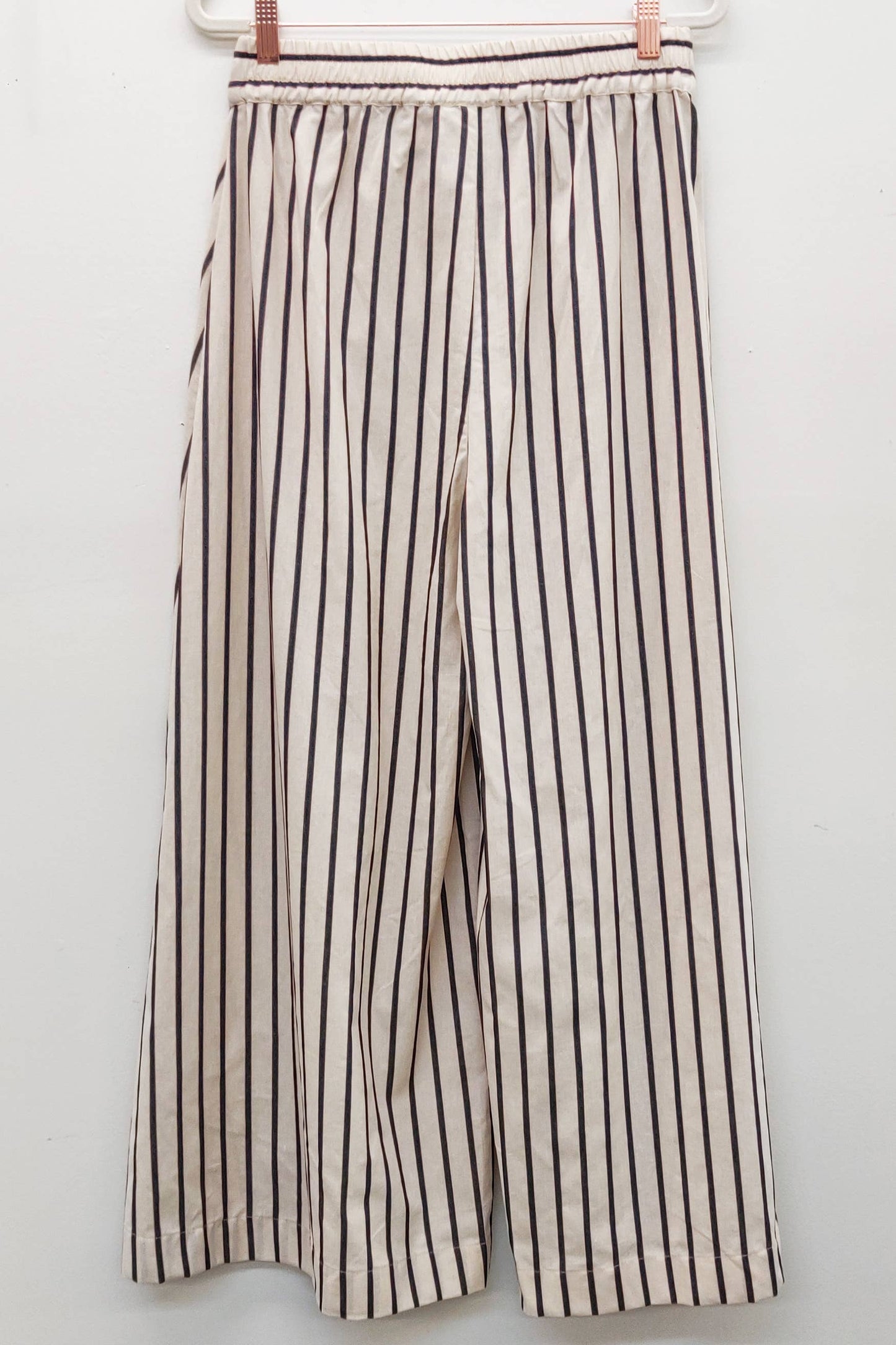 Derby Princess Stripe Pants | Wide Leg  Pants | Cotton Pants