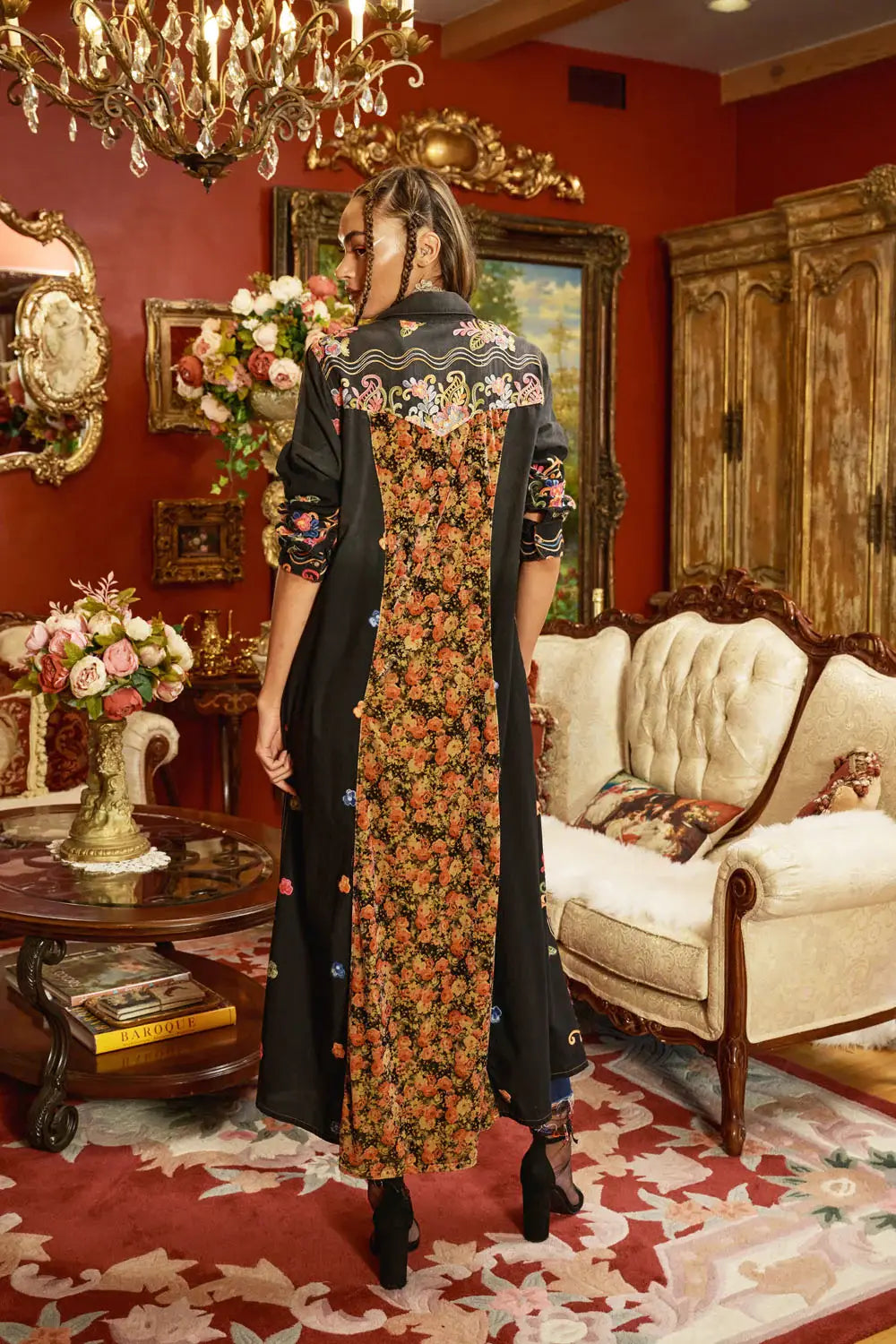 Meadow of Flowers Embroidered