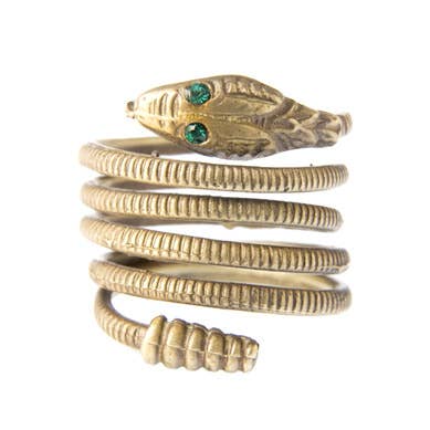 Coiled Snake Ring