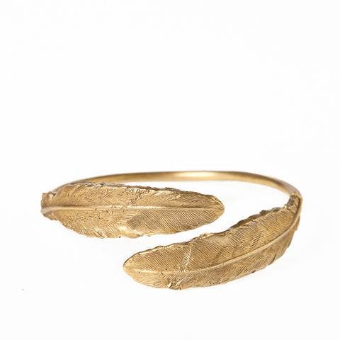 Double Feather Bangle