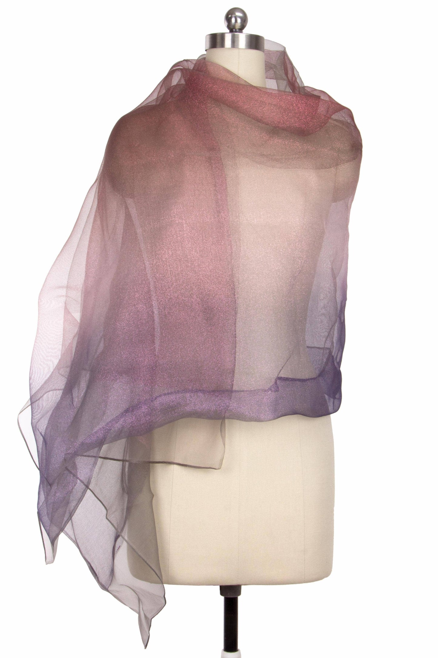 Silk Glitter Ombre Scarf