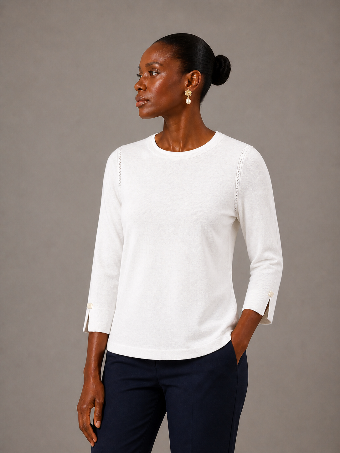 The Bari 3/4 Sleeve Top